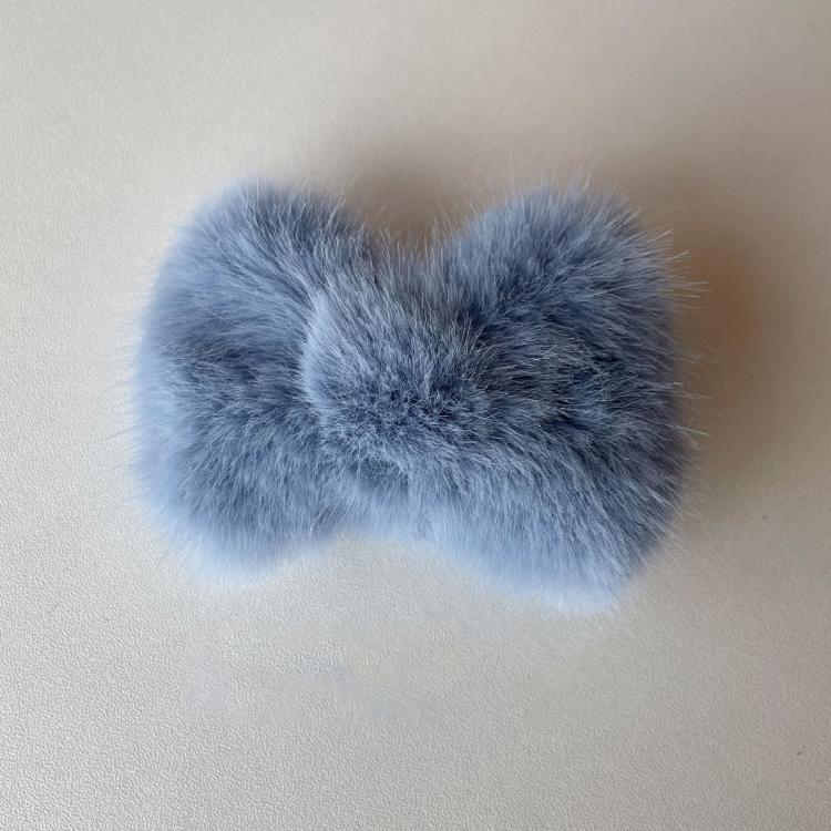 Lovely Hairpin Plush Bowknot Shape Hair Barrettes Girls Braids Bangs Hair Clip