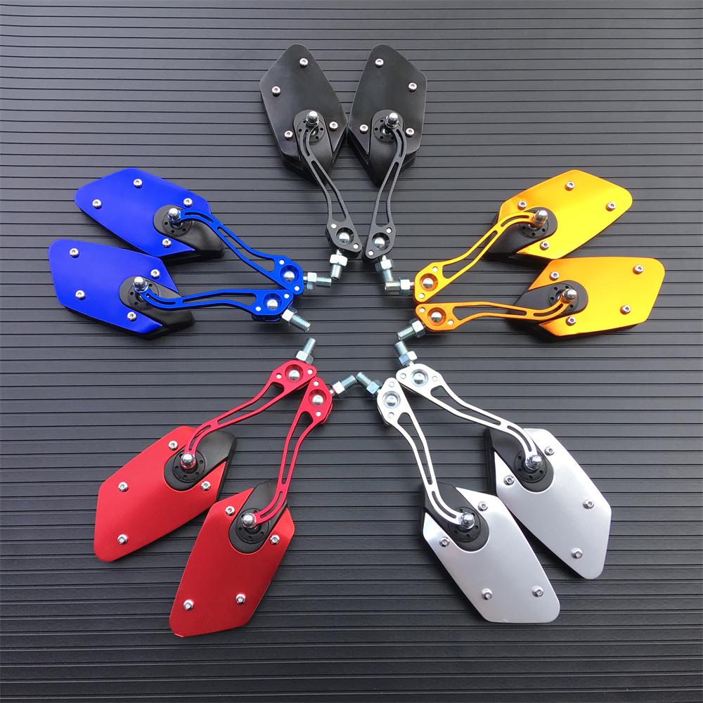 Aluminum Universal 8mm 10mm Motorcycle Handlebar Rear View Mirrors Anti-glare Mirror for Honda Yamaha Suzuki Scooter