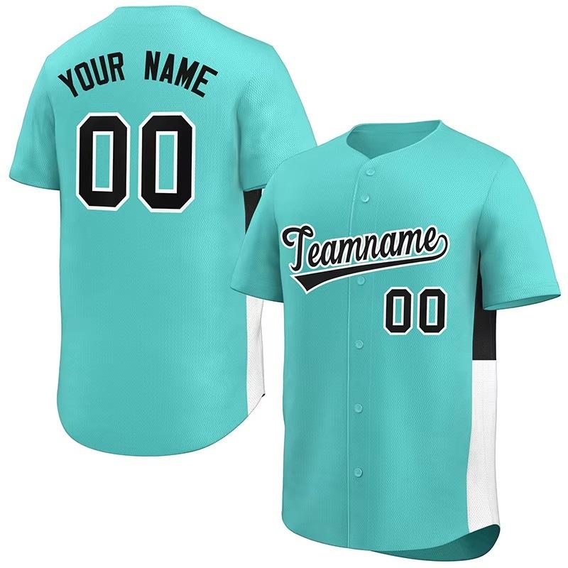 Adult baseball uniform jersey 2024 factory direct sales handsome fashion trend gradual change wind summer popular style