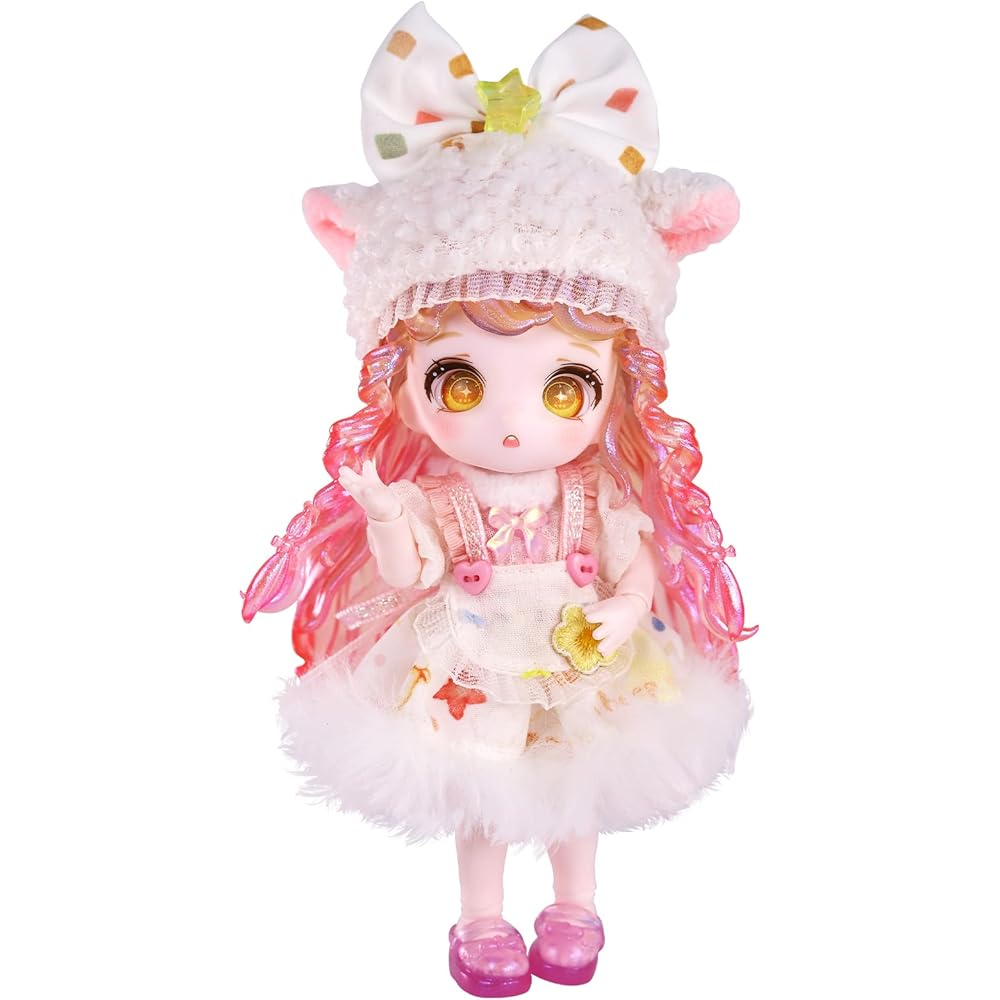 

ICY Fortune Days BJD Doll 13cm Anime Style Gift Set Decorative DIY Exercise Collection for Girls 8+