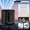 New Style USB Rechargeable Cross-Body/Neck Turbine Fan - Strong Wind, Portable, for Outdoor & Construction Use.