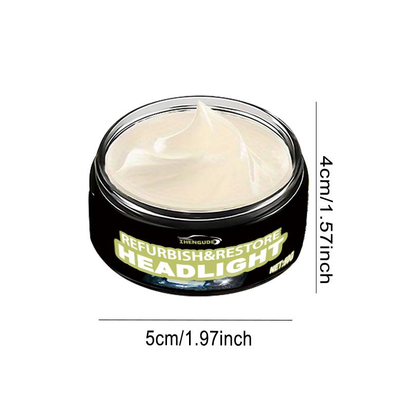 1 Piece of Glass Polishing Compound Cleaner, Window Cleaner, Glass Scratch Remover, Car Glass Cleaning Powder Paste, Safe Windshield Polishing Wax