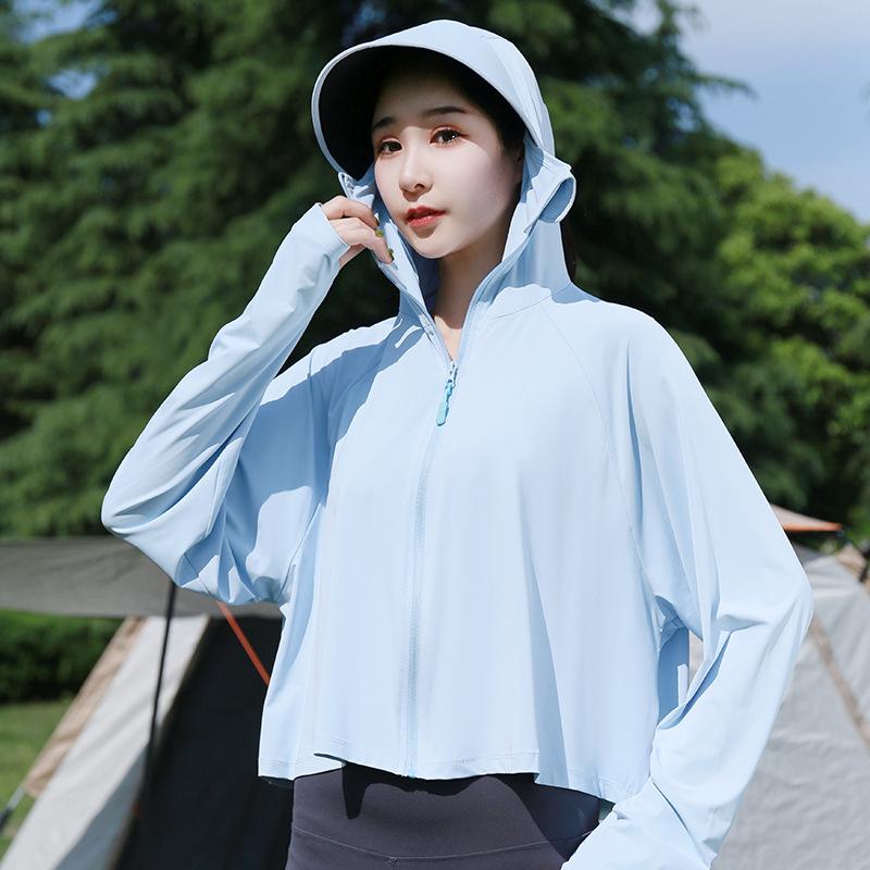 Ice silk sunscreen clothing women's 1011 new summer UV protection UPF10 + sunscreen clothing thin sunscreen blouse