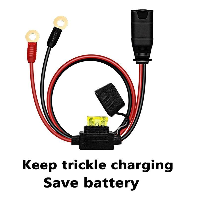 X-Connect Accessory M6 XL Eyelet Terminal, Smart Batteries Trickle Cable 2 Pack GC002 For NOCO Battery Chargers-B61B