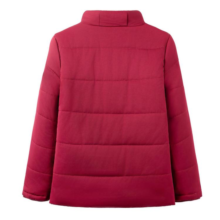 Embroidered Cotton Clothes Middle-aged and Elderly Women In Autumn and Winter Cotton Jacket Grandma Cotton Clothes Old Man Old Lady Clothes