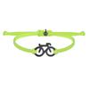 Gevlochten Metalen Fiets Armband Flexibel Aanpasbaar Plan Atletische Sieraden Cadeau Voor Fiets Motorrijders En Buiten Avonturen Veelkleurig