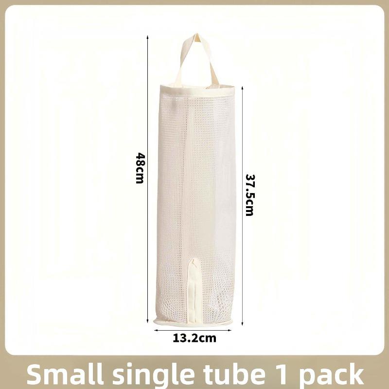 Wall-mounted Storage Bag for Underwear and Socks - Single or Double Tube Mesh Pocket - Wardrobe Hanging and Organizing Bag - Storage Bag