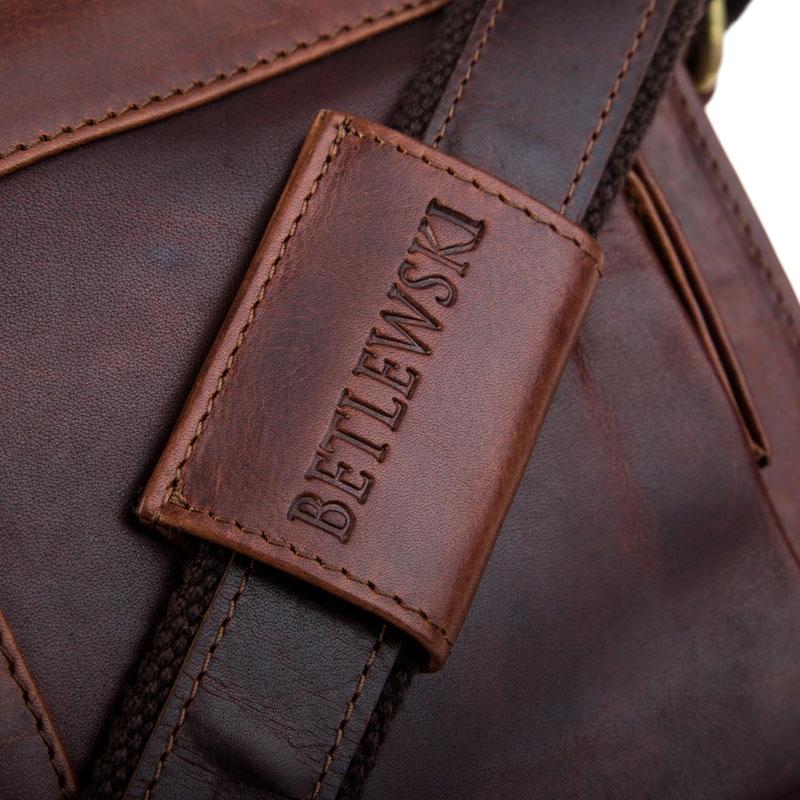 TBS-300 BROWN VINTAGE Men' Bag + CERTIFICATE