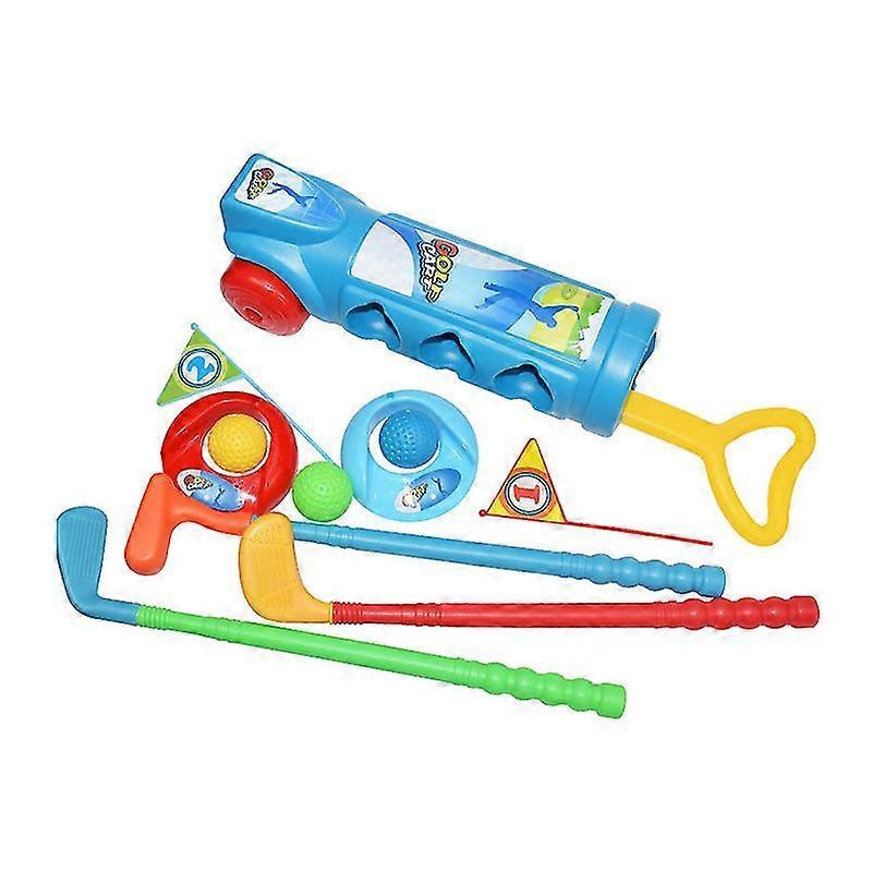 EVAGO Kids Golf Club Set Colorful Mini Golf Toy Outdoor Indoor Small Golf Training Toy Outdoor & Indoor