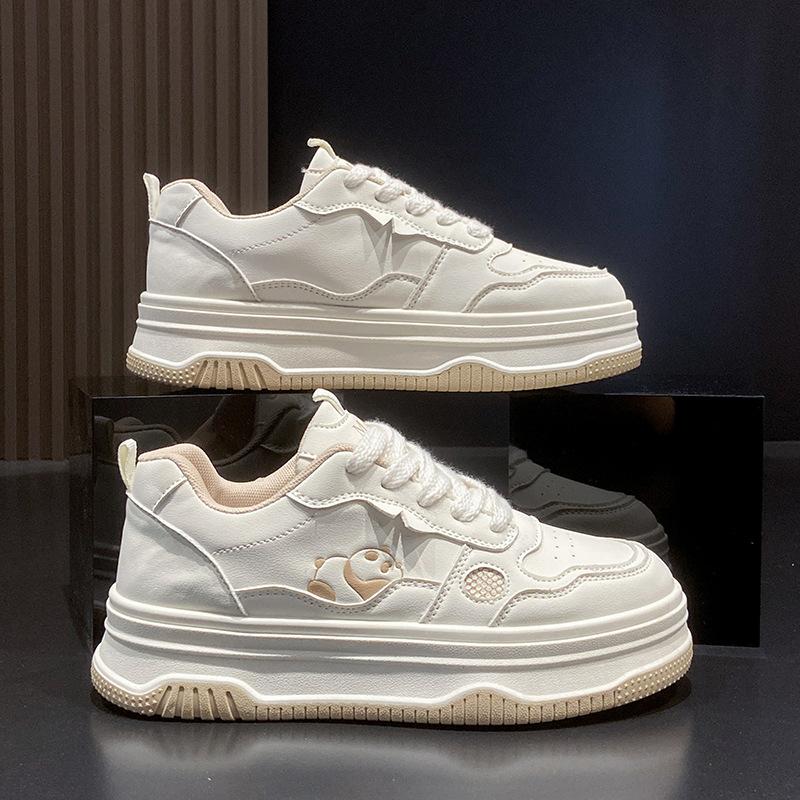 

Platform white shoes women s 2025 new autumn breathable height increase casual versatile comfortable sports board shoes 40 хаки