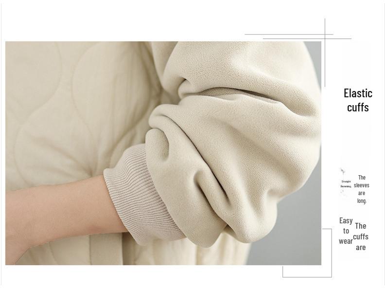 New Autumn/Winter Women's Korean-Style Thickened Hooded Jacket - Simple, Fashionable, and Warm.