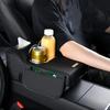 Universal 4-in-1 Car Tissue Box Armrest Heightening Pad, Integrated Car Center Armrest Box for Storing Tissues, Mobile Phones, Wallets, and Drinks
