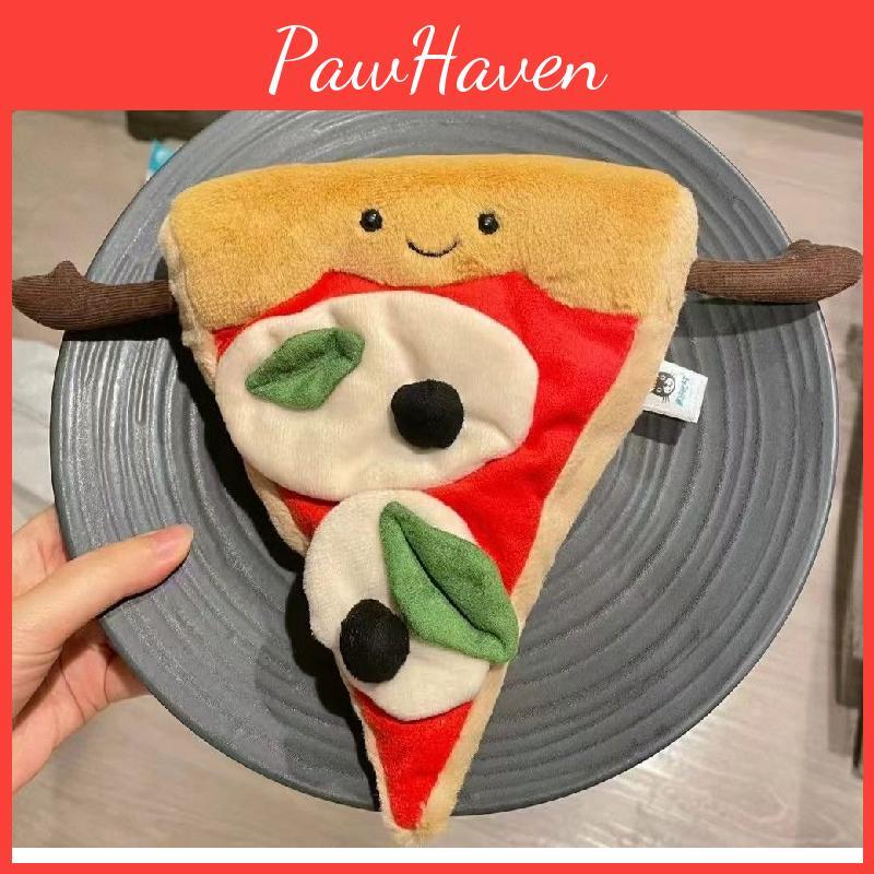 Amuseables Jc Gelee Pizza Stück Plüschtier Stoffpuppe Cartoon Geschenke Kinder