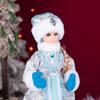 Ice Blue & Silver Snegurochka Plush Ornament