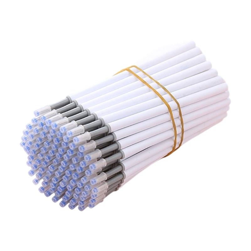 50 Pcs Gel Ink Pen Refills Smooth Writing Pen Refills Black/Blue/Red Ink Gel Pen Refills School Supplies