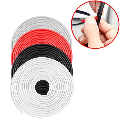 Car U-shaped Door Edge Decorative Design Strip  Car Door Anti-collision Strip  Car Door Universal Rubber Scratch Protector