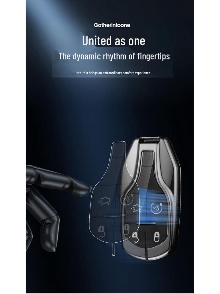 Maserati Key Case for Levante/Ghibli: Premium Men's Modified Shell Bag