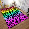 Tiger Print Pattern Carpet, Orange and Black Stripes Design, Soft Home Decor Rug Suitable for use as an anti-slip    for    room and bedroom sofas