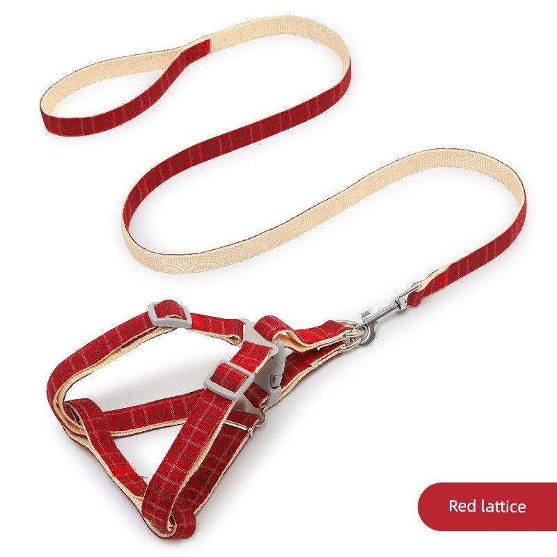 

Teddy Dog Leash Collar Large Pet Supplies Cat M Within recommended 4.00 kg-7.50 kg RED CHECK