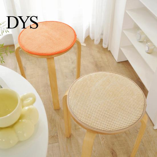 Corduroy Circular Seat Pad Round Stool Pad, 15.75" Non-slip Cushion Soft Sponge for Home Bar Stools Chair
