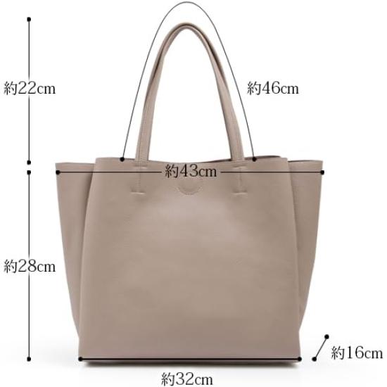 SARAi LLC Bolsa Tote Feminina, Grande Capacidade, Tamanho A4, Leve, Perfeita para o Trajeto, Trabalho, Escola e Mais, Com Zíper, Grande, Leve,
