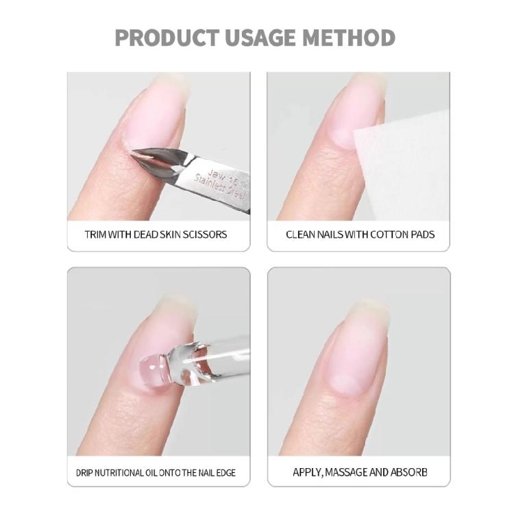 Strengthening Cuticle Oil Two Tone Nourishment Fast Absorption For Fragile Splitting Nail