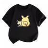 Potdemiel Summer New Pikachu Children's Pure Cotton T-Shirt, Comfortable and Breathable, Suitable for Both Boys and Girls.