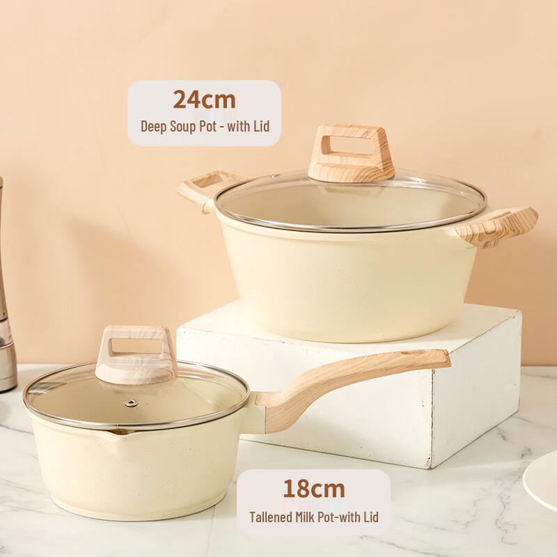 

ZISIZ Aluminum Alloy Cookware Set