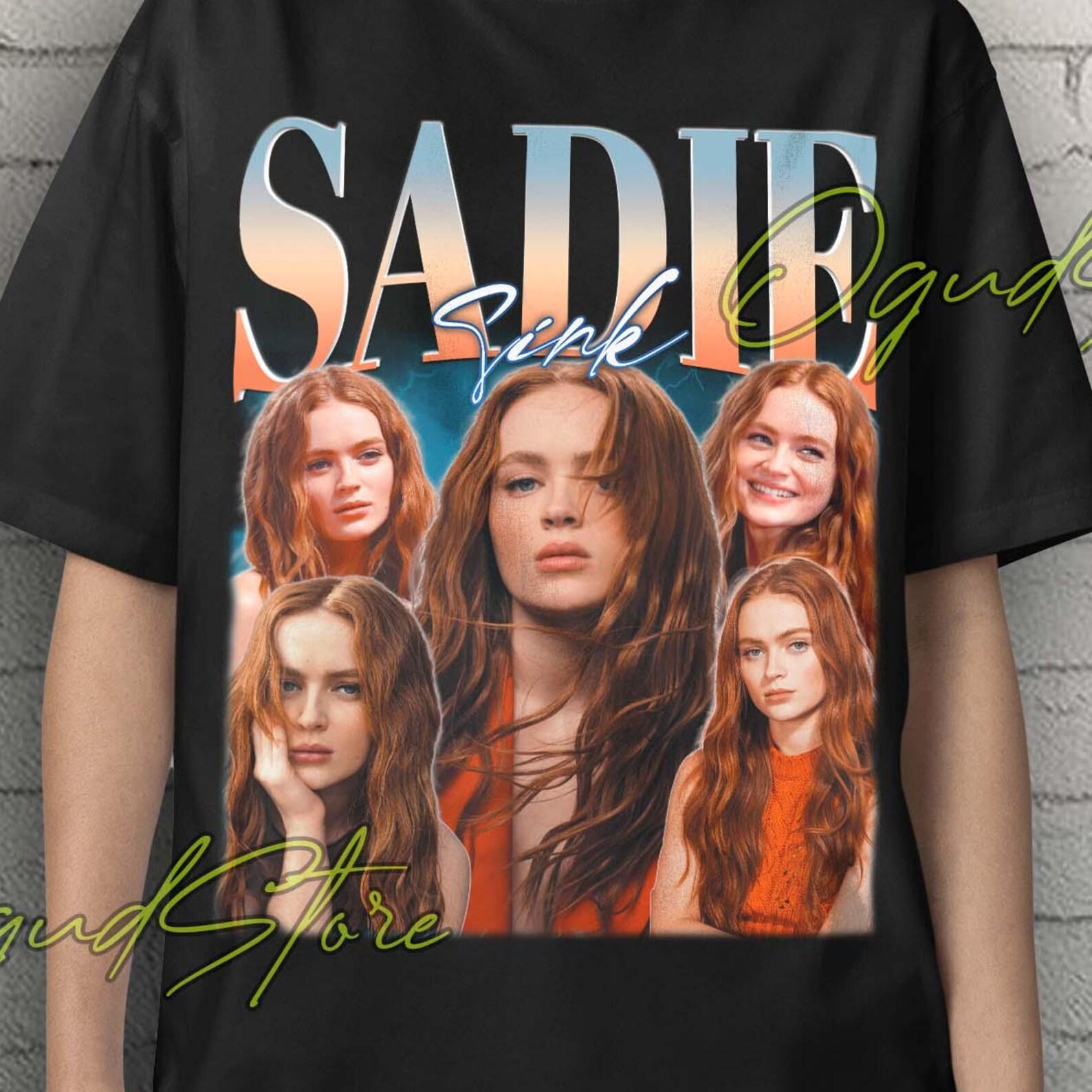 Sadie Sink Shirt, Sadie Sink Tshirt, Sadie Sink Vintage Tees, Sadie Sink Retro Tees, Sadie Sink Movies, Sadie Sink Tee, Sadie Sink Clothing 4XL