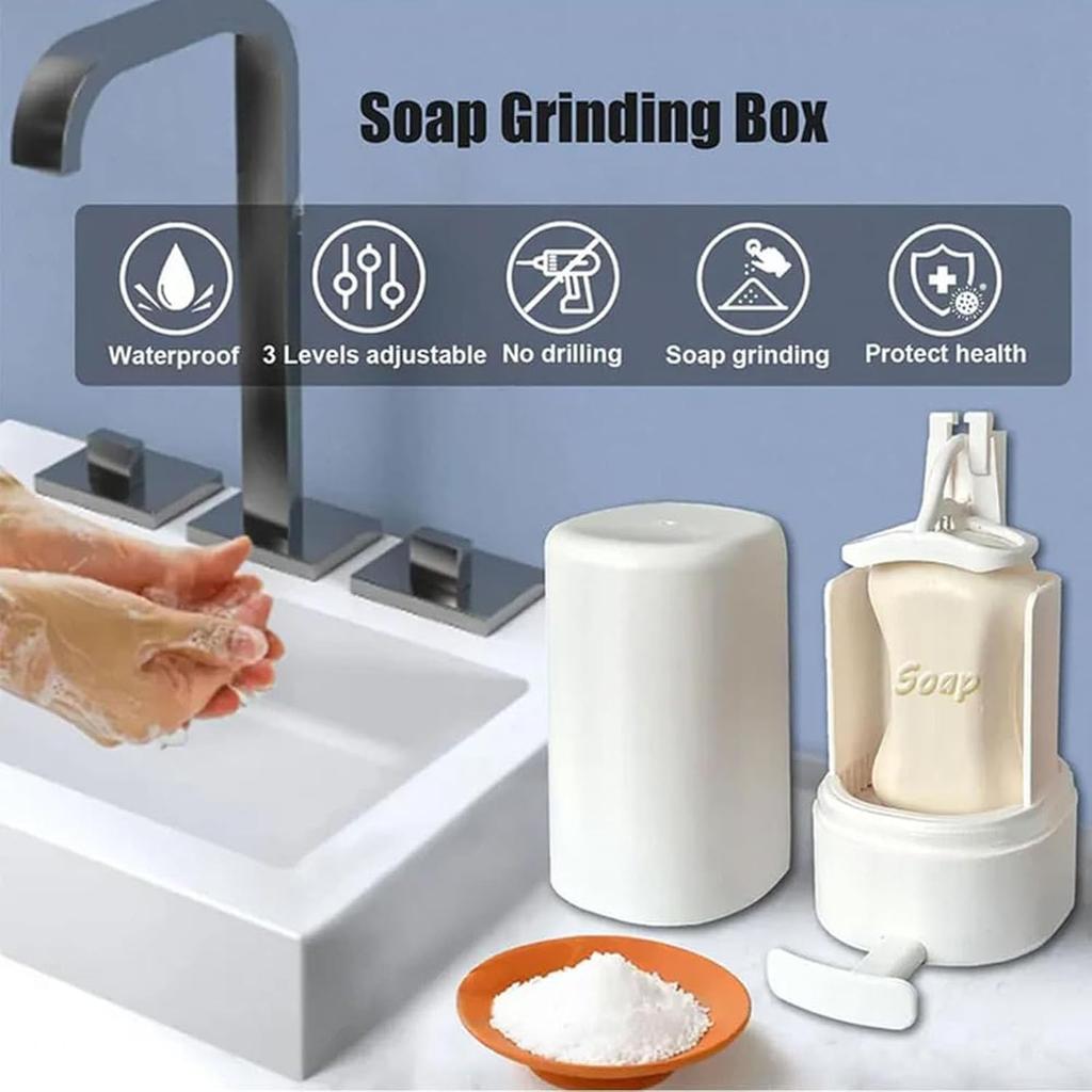Soap Grinder, Bar Soap Shaver, Soap Grinder for Bar Soap, Bar Soap Dispenser, Foam Flaker Soap Grinder, Bar Soap Shaver Dispenser Wall Mounted