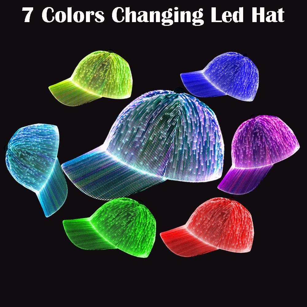 USB Charging LED Hat Luminous Glowing Hat  Nightclub Concert Bar Hip-Hop Dance Stage Show