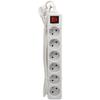 Household Unit - GAO - 6 Sockets - With Switch, 1.4m Cable, Child Protection
