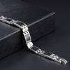 10MM Wide Chain Men's Bracelets Stainless Steel with Magnetic Hematite Stone Bracelet for Men Male Jewelry Healthy Care Bangles