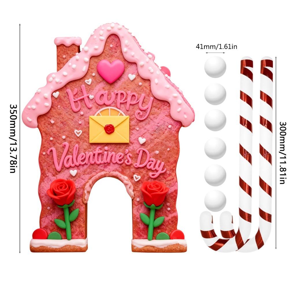Candy Cane Sticks Gingerbread Golf Set Equipped With Club Portable Design Golf Game Set Festive Atmosphere Decor