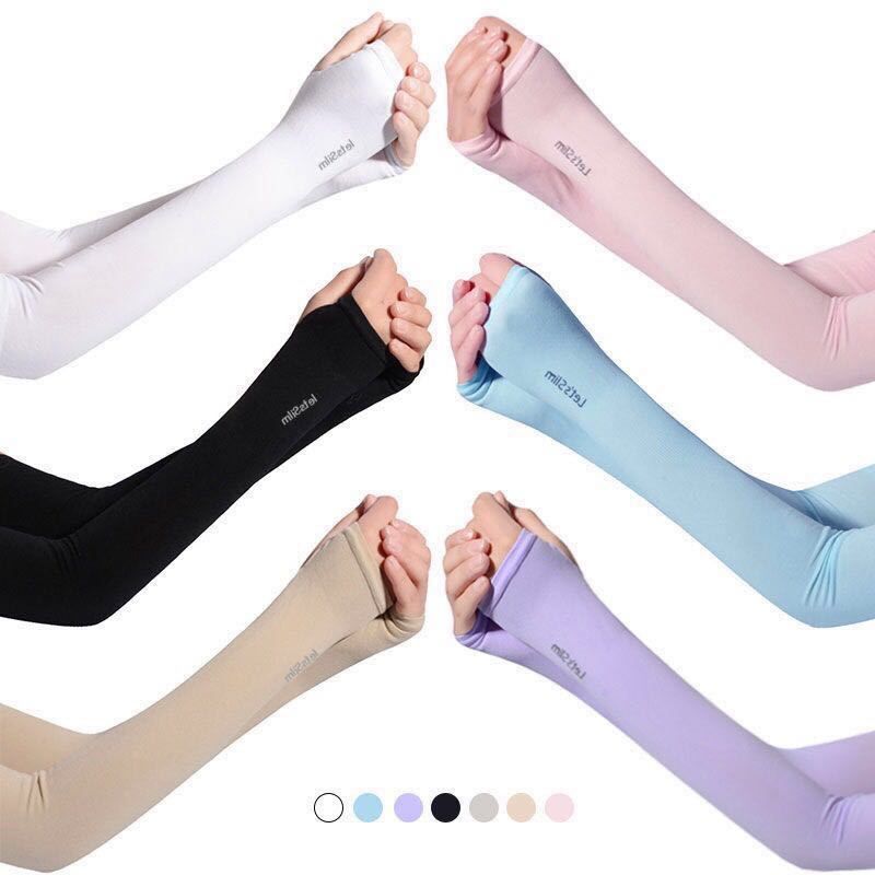 

Ice Sleeve Women s Sun Protection Oversleeve Summer 2025 New Arrival Ice Silk Breathable and UV-Resistant Thin Driving Sun Protection Men Oversleeve Thumb [powder + powder + White] 3 pairs One size
