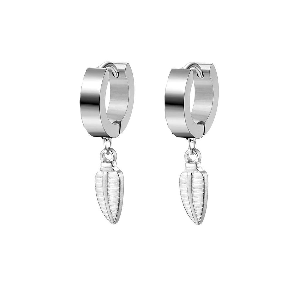 1 Pair Different Types Shape Unisex Silver Color Stainless Steel Piercing Earring For Women Men Punk Gothic Barbell Earring