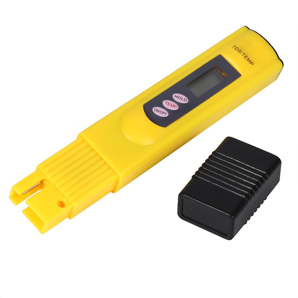 Digital LCD Water Quality Testing Pen Purity Filter TDS Meter Tester 0‑9999 PPM Temp Portable