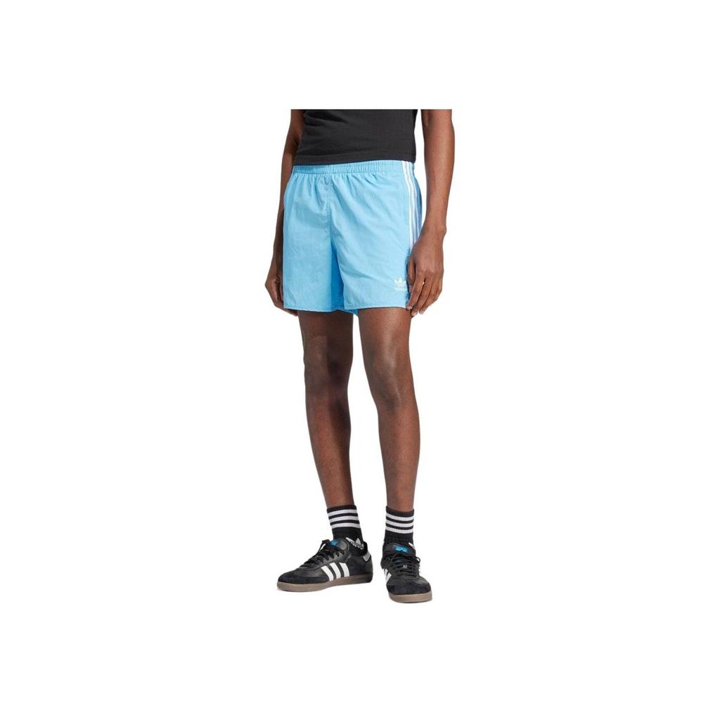 Adidas Originals Adicolor Classics Sprinter Shorts With Three Stripes And Elastic Waist Men Shorts Blue IM9434