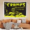 Rock Band CCramps Tapestry Music Poster Wall Hanging Bedroom Dorm Decor Party Or Concert Background Cloth Friend Gift