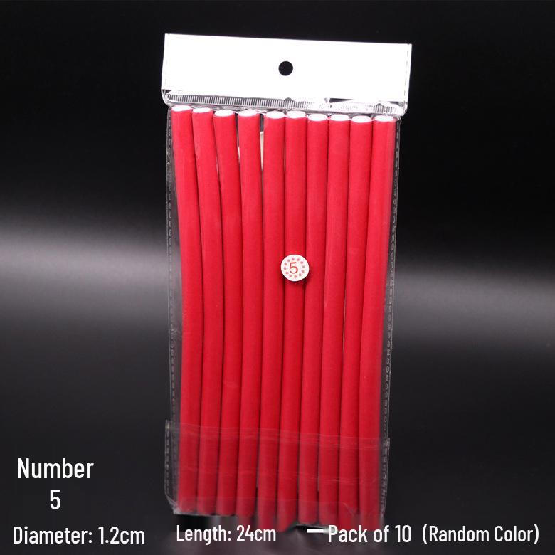Heatless Sponge Hair Curlers: Rubber Rods for Lazy Curling, Combine into Sets.
