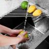 Foldable Stainless Steel Dish Drying Rack Sink Roll-Up Drainer Mat Multi-Function Kitchen Draining Basket