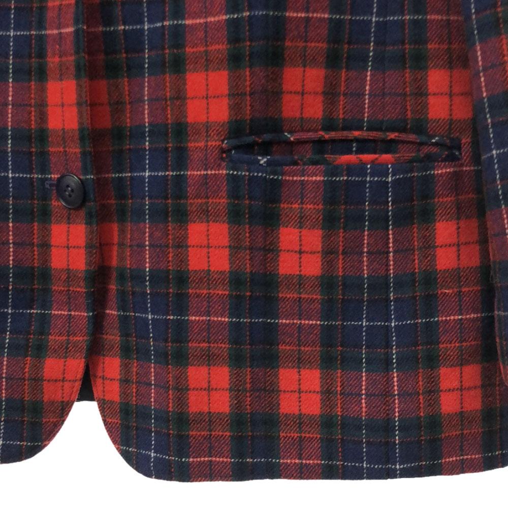 PENDLETON 70s Wool Made In USA Vintage Tartan Check Pattern Tailored Jacket Women Used