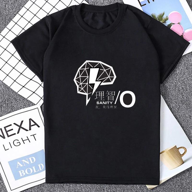 

Arknights Logo Japan Anime Tshirt Rational Zero Doctor Short Sleeve Clothes Amiya Game Fans Otaku ACG Printed T-shirt Hipster 4XL