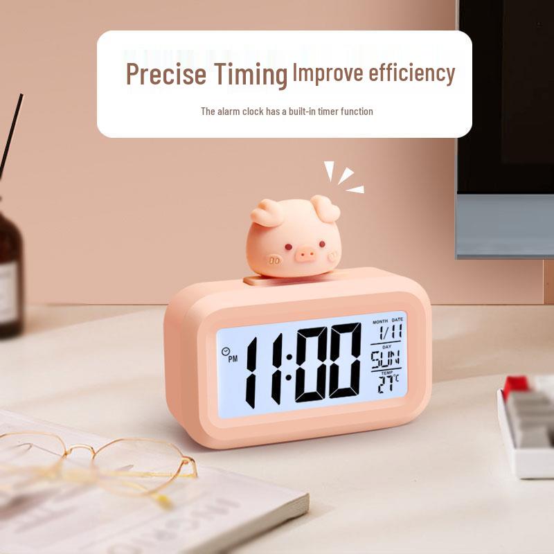 Mini Portable Alarm Clock for Students with Countdown Timer
