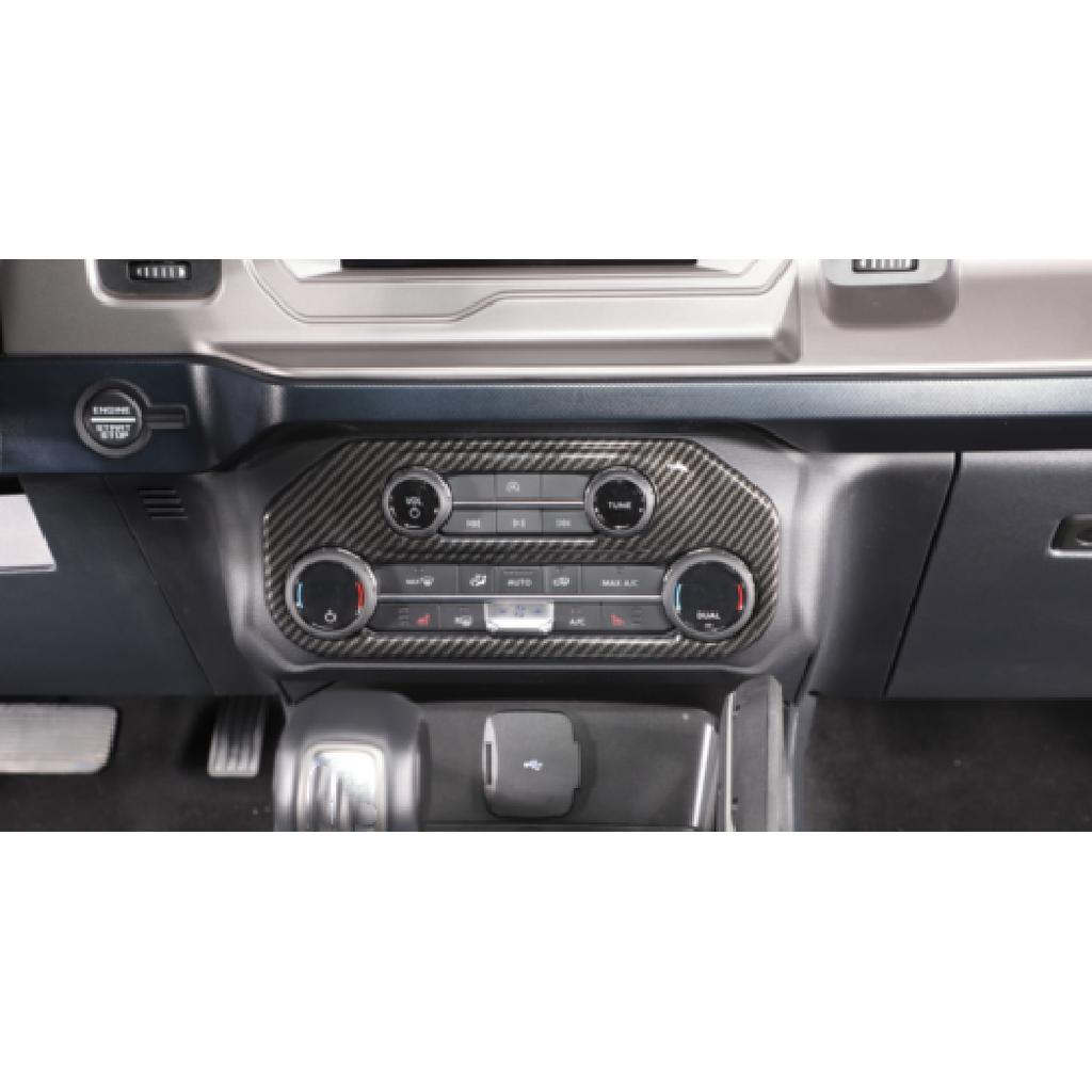Dash Radio AC Air Condition Switch Panel Trim Cover For Ford Bronco -2025