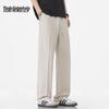 Men's Ice Silk Loose Fit Straight Leg Casual Pants