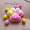 Cute Squeeze Cat Paw Toy Kawaii Dazzling Cat Paw Decompressing Toy Stress Relief Relax Toys Small Party /birthday Gift Wholesale