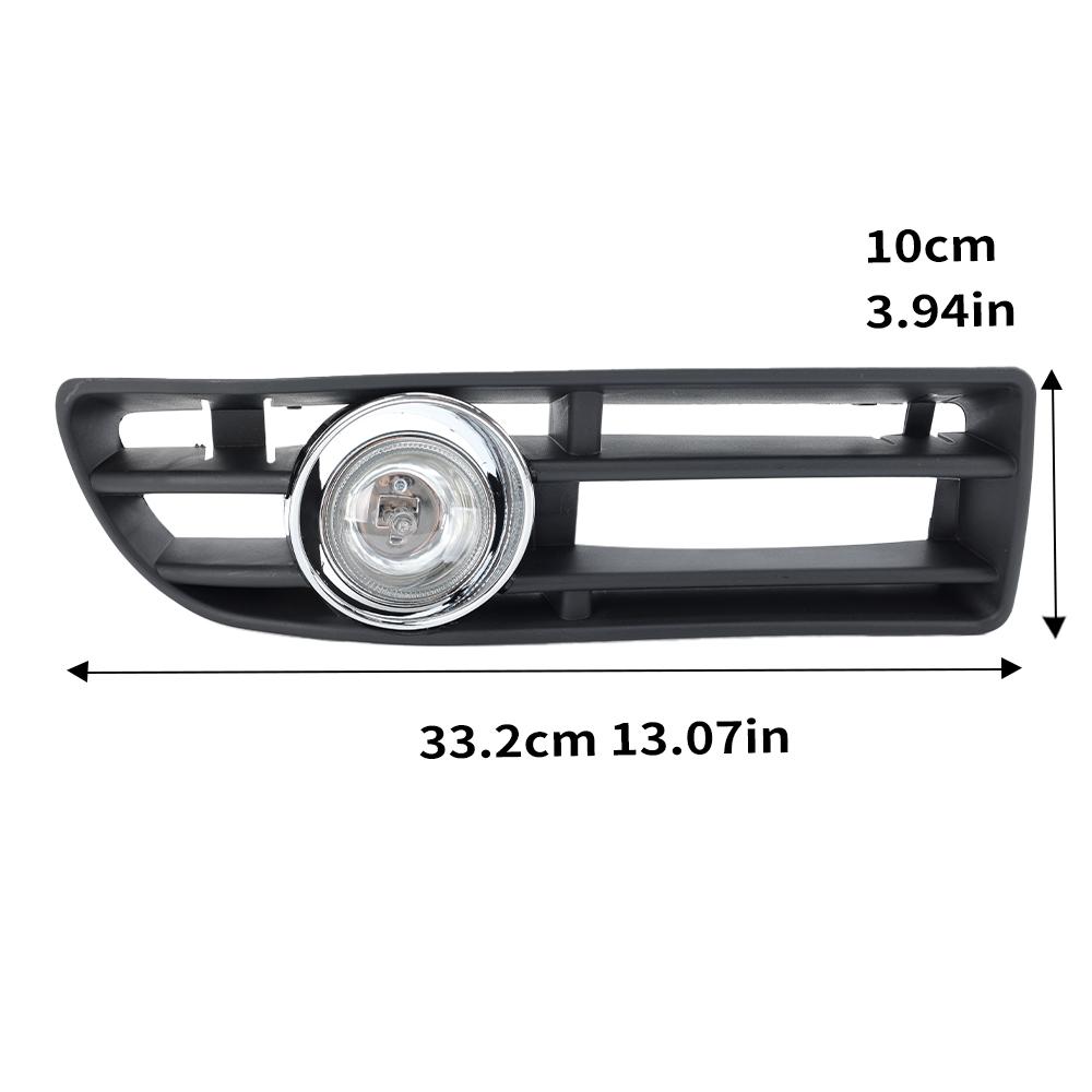 Front Fog Lights Assembly for VW Bora Jetta MK4 1998-2001 2002 2003 2004 Fog Lamp Grille 1pair halogen foglights car accessories