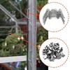 50 Pieces Greenhouse Glass Pane Clips Portable Window Clips Greenhouse Repair