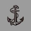 Fishing boat anchor Decals & Bumper creative&funny stickers for cartoon fans&lover,high quality for car trucks motorcycles